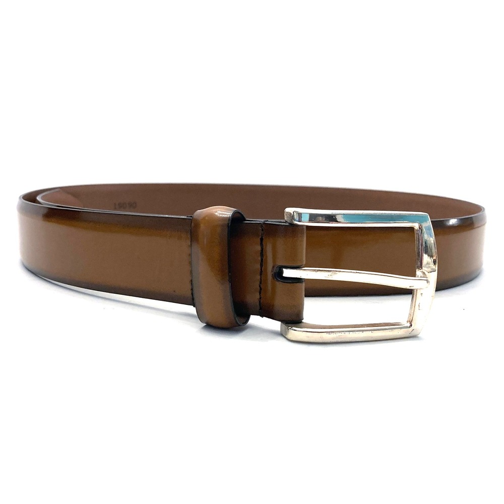 Allen Edmonds Midland Avenue Dress Belt Walnut Ombre Brown 36 19090